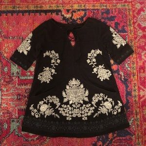 FP embroidered tunic